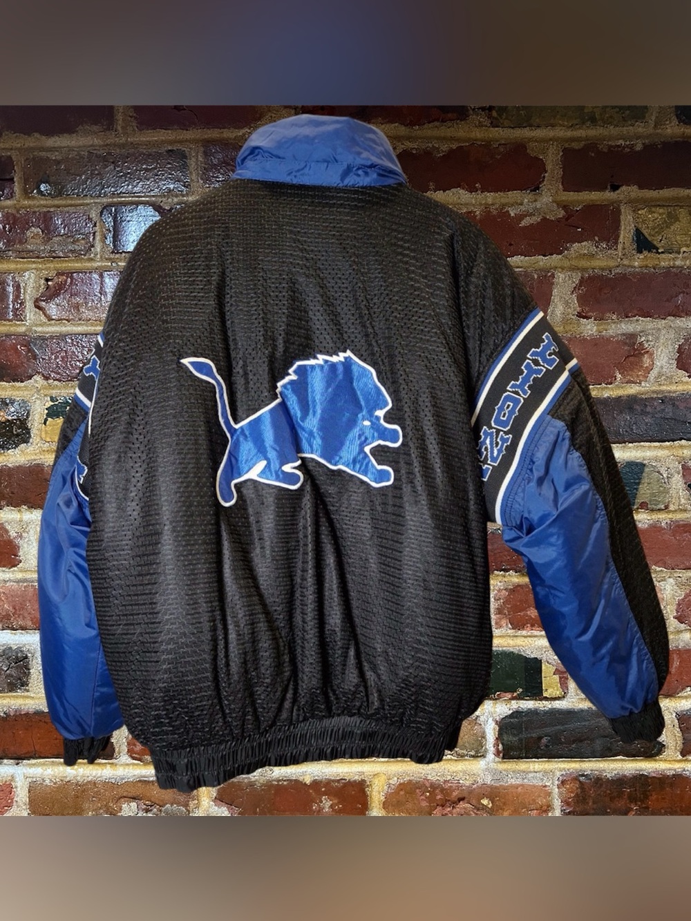 DETROIT LIONS Vintage Reversible Pro Player Jacket, Large